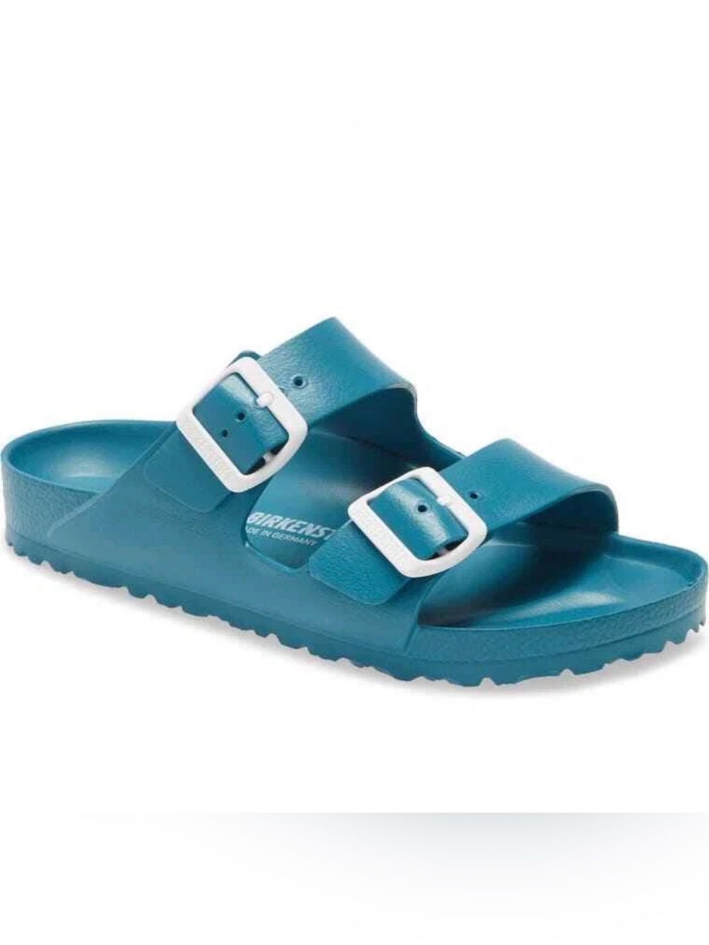Womens TURQUOISE Jade Teal EVA Arizona BIRKENSTOCKS Slides size 37